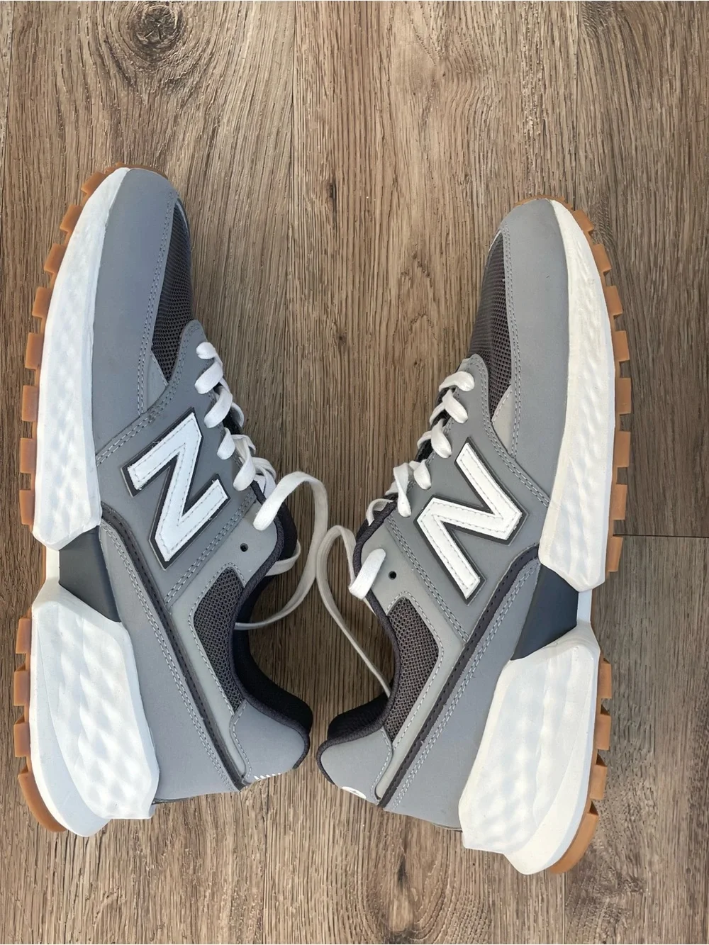 Men Size 10 New Balance 574S X Figs Grey White Shoes